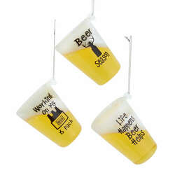 Item 101033 thumbnail Beer Glasses Word Ornament
