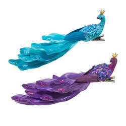 Item 101089 thumbnail Peacock With Gold Crown Clip-on Ornament
