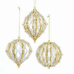 Item 101281 thumbnail Shiny Gold Finial/Onion/Ball Ornament