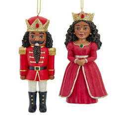Item 101326 Black Nutcracker Prince/Princess Ornament
