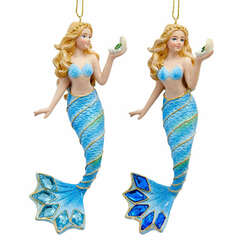 Item 101342 thumbnail Mermaid With Blue Tail Ornament
