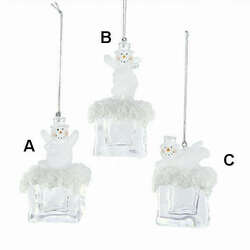 Item 101364 Snowman Ice Cube Ornament