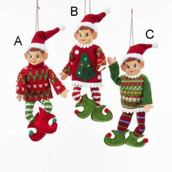 Item 101381 Christmas Elf Ornament
