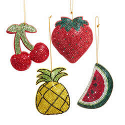 Item 101385 thumbnail Bedazzled Fruit Ornament