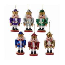 Item 101388 Nutcracker With Sequins Ornament