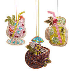 Item 101389 thumbnail Bedazzled Tropical Drink Ornament