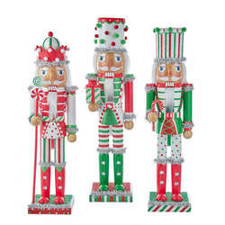 Item 101410 Striped Polka Dot Nutcracker