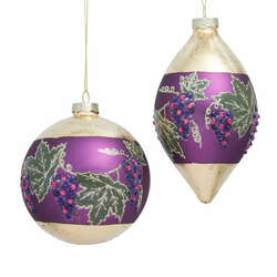 Item 101449 thumbnail Grape Ball/Drop Ornament