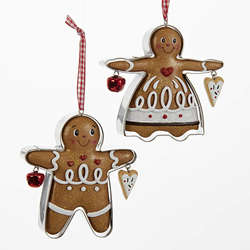 Item 101523 Gingerbread Boy/Girl Cookie Cutter Ornament