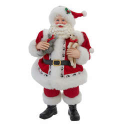 Item 101528 thumbnail Santa With Puppy Kitten Table Piece