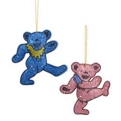 Item 101568 thumbnail Bedazzled Grateful Dead Bear Ornament