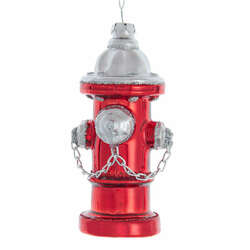 Item 101583 thumbnail Glass Fire Hydrant Ornament