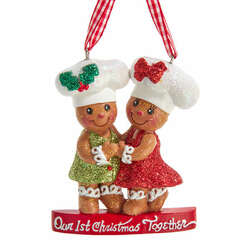 Item 101585 thumbnail 1st Christmas Dancing Gingerbread Ornament
