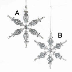 Item 101655 Silver Snowflake Ornament