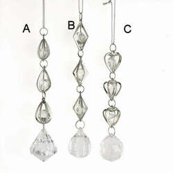Item 101675 Clear Dangle Ornament