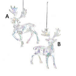 Item 101728 Rainbow Reindeer Ornament
