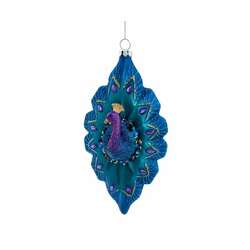 Item 101744 Glass Peacock Ornament