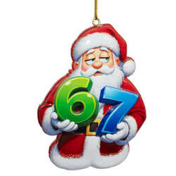 Item 101780 thumbnail Santa 6-7 Ornament