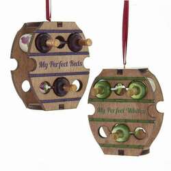 Thumbnail Wine Rack With Words Ornament
