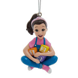 Item 101938 thumbnail Ms. Rachel With Building Blocks Ornament