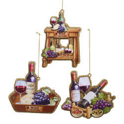 Item 101997 thumbnail Flatback Wine Ornament