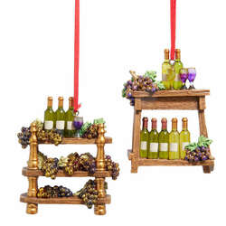 Item 102019 thumbnail Wine With Rack Ornament