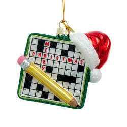 Item 102065 thumbnail Noble Gems Crossword Puzzle Ornament
