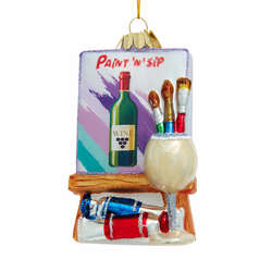 Item 102080 thumbnail Noble Gems Glass Paint N Sip Ornament