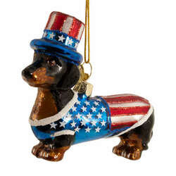Item 102085 thumbnail Noble Gems 250th Dachshund Ornament