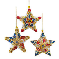 Item 102098 thumbnail Red White And Blue Star Ornament