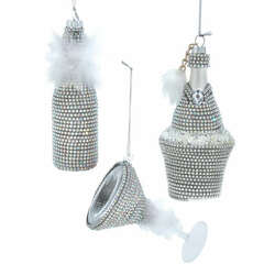 Item 102176 thumbnail Bottle Martini Glass Ornament