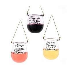 Item 102257 thumbnail Stemless Wine Glass Ornament