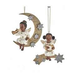 Item 102415 Black Angel Ornament