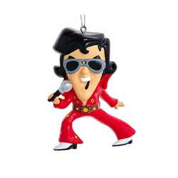 Item 102460 thumbnail Cartoon Elvis Red Suit Ornament