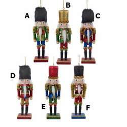 Item 102484 Glittered Nutcracker Ornament