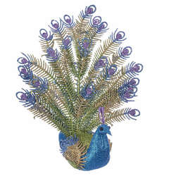 Item 102532 Peacock Clip-On Ornament