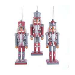 Item 102558 Pink/Gray Nutcracker Ornament