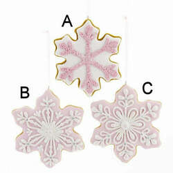 Item 102591 thumbnail Snowflake With Glitter Ornament