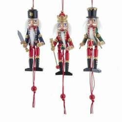 Item 102990  Nutcracker Pull Puppet Ornament