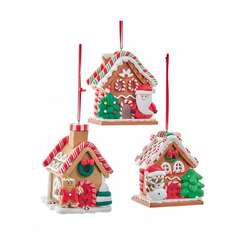 Item 103194 Peppermint Candy Gingerbread House Ornament