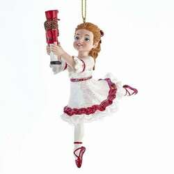 Item 103203 thumbnail Clara With Red Nutcracker Ornament