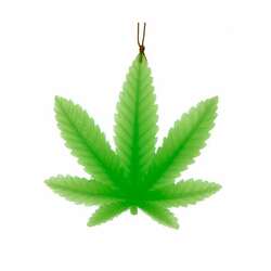 Item 103230 thumbnail Glow In The Dark Cannabis Ornament