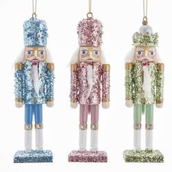 Item 103325 Blue/Pink/Green Soldier/King Nutcracker