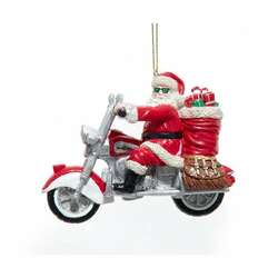 Item 103404 thumbnail Old Guys Rule Motorcycle Santa