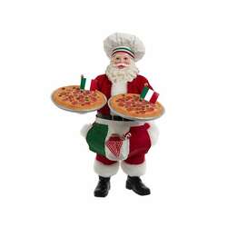 Item 103415 thumbnail Chef Santa With Pizzas Figure