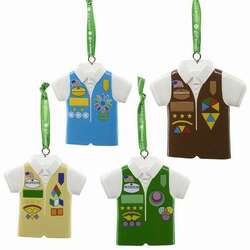 Item 103490 Girl Scouts Vest Ornament