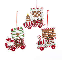 Item 103492 Gingerbread Train Ornament
