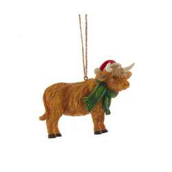 Item 103502 thumbnail Farm Highland Cow Ornament