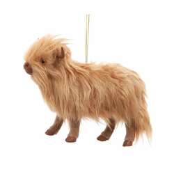 Item 103540 thumbnail Furry Highland Cow Ornament