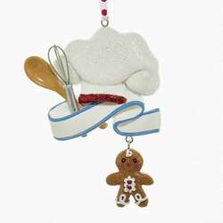 Item 103652 Gingerbread Chef Hat Ornament